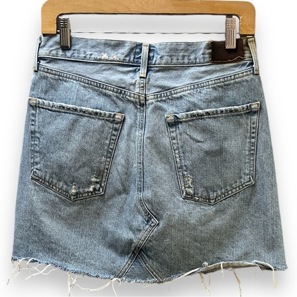 Citizens of Humanity Premium Vintage Denim jean Skirt 29 7 USA made 100% cotton - Picture 2 of 16